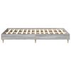 vidaXL Cadre de lit sans matelas sonoma gris 140x190 cm