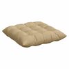 vidaXL Coussins de si&egrave;ge 4 pcs Vert gris 40 x 40 x 6 cm