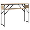 vidaXL Table console avec &eacute;tag&egrave;re ch&ecirc;ne sonoma 105x30x75 cm