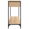vidaXL Table console ch&ecirc;ne sonoma 100x34,5x75 cm bois d'ing&eacute;nierie