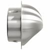 vidaXL Couvre-vent Air 2 pcs Argent 100 mm Acier inoxydable