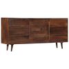 vidaXL Buffet avec 6 tiroirs 175x40x82 cm Bois massif de manguier