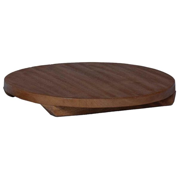 vidaXL Tabouret &agrave; Plantes 3 pcs Marron Bois d'Acajou