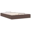 vidaXL Cadre de lit ottoman sans matelas marron 140x200 cm similicuir