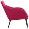 vidaXL Banc Rouge bordeaux 110x76x80 cm Velours