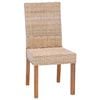 vidaXL Chaise de salle à manger 2 pcs Naturel 45 x 54 x 93 cm