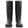 vidaXL Bottes de pluie noir taille 45 PVC
