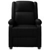 vidaXL Fauteuil de massage Noir Similicuir