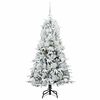 vidaXL Sapin de No&euml;l Artificiel &agrave; Branches Articul&eacute;es Blanc 150 cm