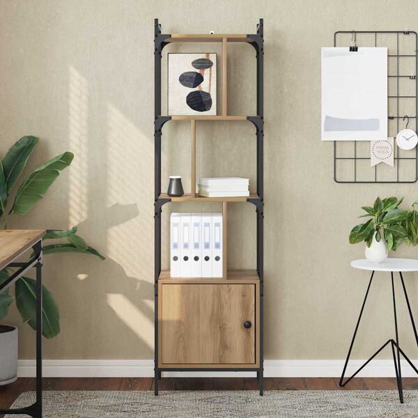 vidaXL Biblioth&egrave;que Ch&ecirc;ne artisanal 44,5 x 30 x 154,5 cm