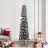 vidaXL Sapin de No&euml;l artificiel Vert 240 cm PVC, plastique et acier