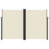 vidaXL Auvent latéral rétractable crème 220x600 cm