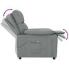 vidaXL Fauteuil de massage Gris fonc&eacute; Tissu