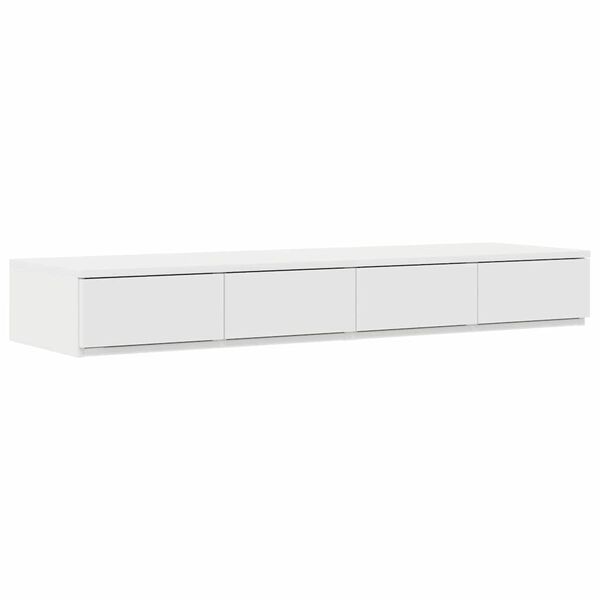 vidaXL Tiroirs de lit Blanc 120 x 36,5 x 16,5 cm Bois d'ing&eacute;nierie