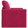 vidaXL Canap&eacute;-Lit 60cm Bordeaux Velours