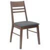 vidaXL Chaises de salle &agrave; manger 2 pcs Marron Clair 43 x 54 x 89 cm