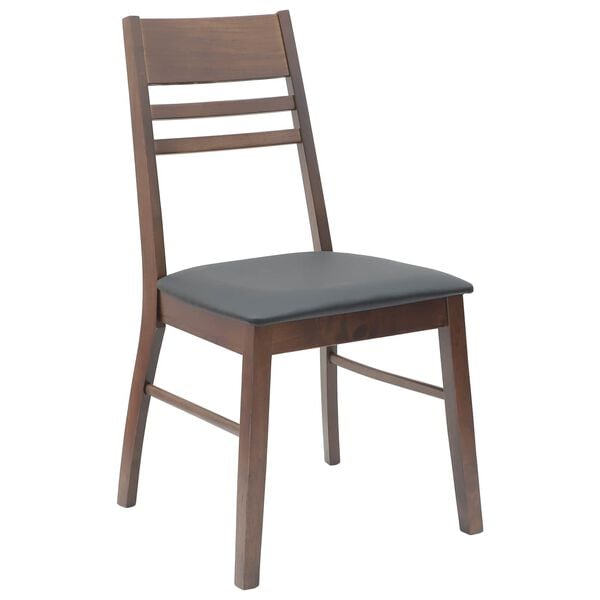 vidaXL Chaises de salle &agrave; manger 2 pcs Marron Clair 43 x 54 x 89 cm