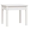 vidaXL Banc de jardin blanc 50x44x45 cm bois massif de pin