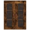 vidaXL Armoire murale ch&ecirc;ne fum&eacute; 69,5x34x90 cm