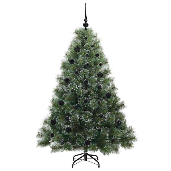 vidaXL Sapin de No&euml;l artificiel avec 150 LED Vert 150 cm PE et PVC