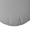 vidaXL Coussins de si&egrave;ge 2 pcs Gris nuage &Oslash;80 x 29 cm tissu