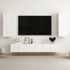 vidaXL Ensemble de meubles TV 5 pcs Blanc Bois d'ing&eacute;nierie