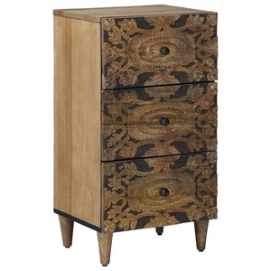 vidaXL Buffet Marron 40 x 33,5 x 75 cm Bois de mangue massif
