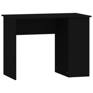 vidaXL Bureau Noir 100x55x75 cm Bois d'ing&eacute;nierie