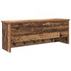 vidaXL Porte-manteau mural avec &eacute;tag&egrave;re Bois ancien 80 x 20 x 30 cm