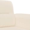 vidaXL Chaise de canapé beige 60 cm tissu microfibre