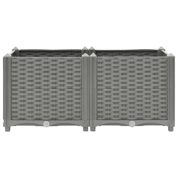 vidaXL Lit sur&eacute;lev&eacute; 80x40x38 cm Polypropyl&egrave;ne