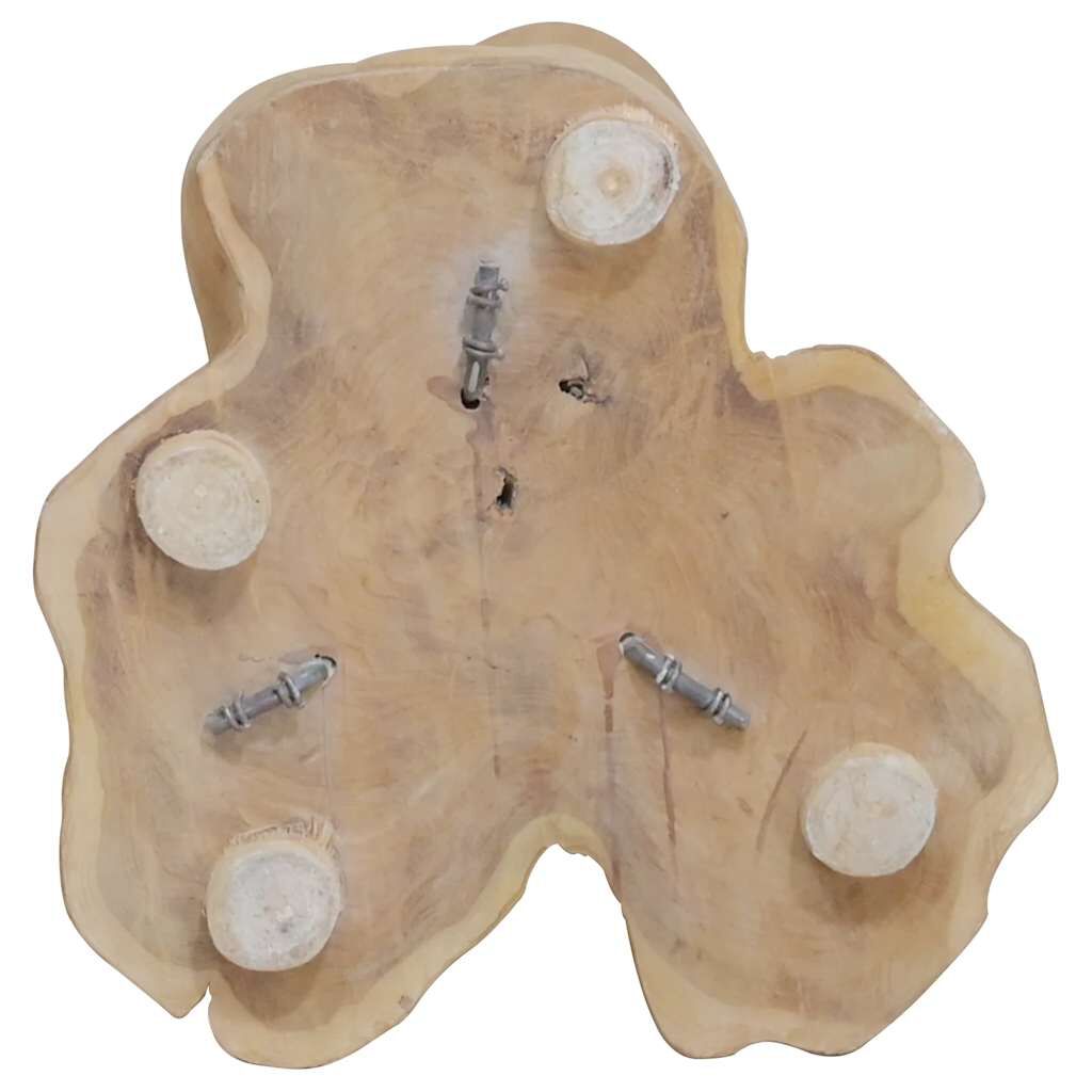 vidaXL Casier à bouteilles pour 8 bouteilles 40x30x80 cm Teck massif