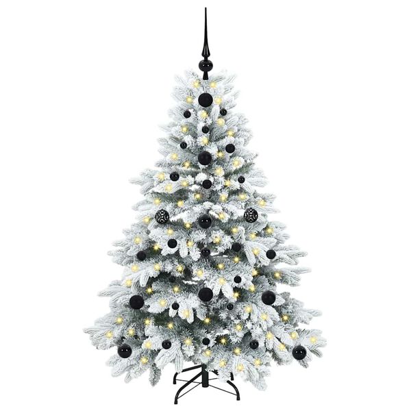 vidaXL Sapin de Noël artificiel avec 150 LED Vert 120 cm PE et PVC