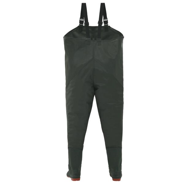 vidaXL Pantalon échassier avec bottes Vert Pointure 43