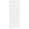 vidaXL Store z&egrave;bre blanc 110x230 cm largeur du tissu 105,9cm polyester