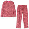 vidaXL Pyjamas enfants &agrave; manches longues rose ancien 92