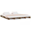 vidaXL Lit de palette sans matelas marron miel 140x190 cm bois massif