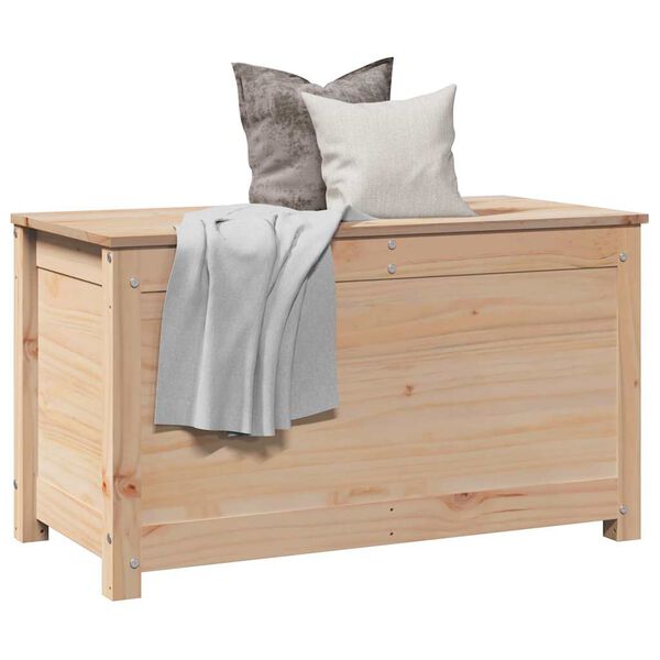 vidaXL Boîte de rangement 80x40x45,5 cm Bois massif de pin
