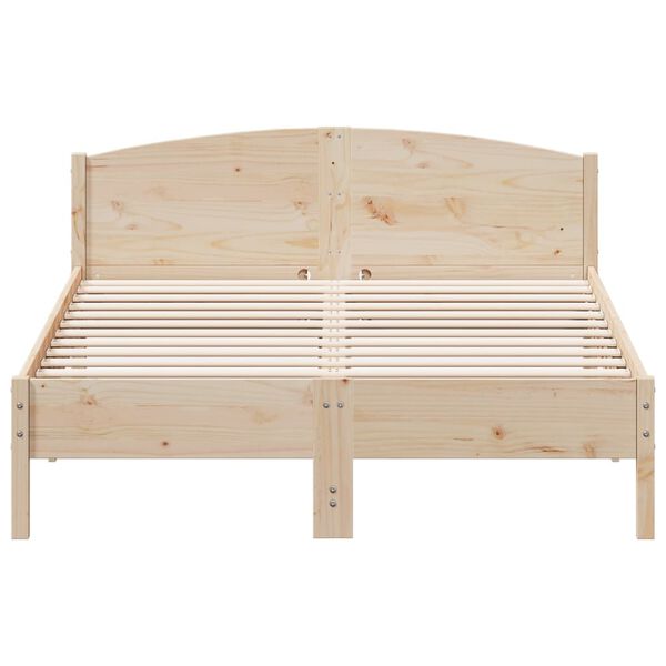 vidaXL Cadre de lit sans matelas 140x200 cm bois massif de pin