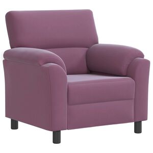 vidaXL Canap&eacute; Pourpre 94 x 85 x 93 cm Velours
