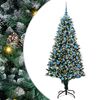 vidaXL Sapin de No&euml;l artificiel Vert 180 cm PVC, Acier et Plastique