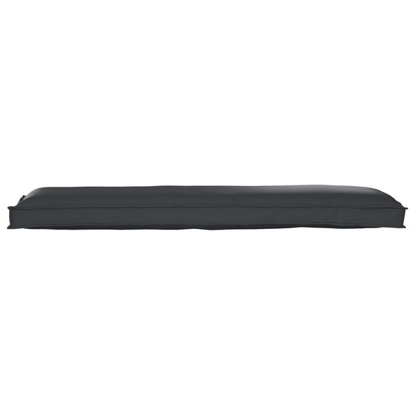 vidaXL Set de coussins de palette 2 pcs Noir 150 x 40 x 8 cm