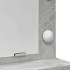 vidaXL Table de Toilette avec &eacute;tag&egrave;re Gris b&eacute;ton 75,5 x 41 x 135 cm