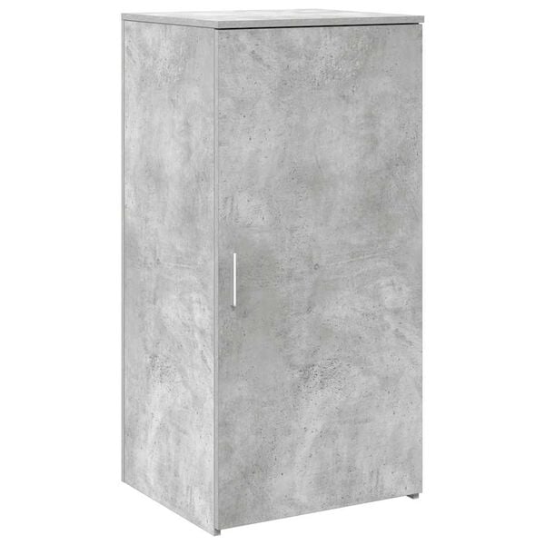 vidaXL Armoire de rangement gris b&eacute;ton 50x45x103,5cm bois d'ing&eacute;nierie
