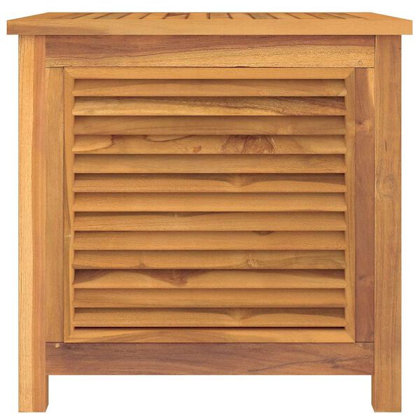 vidaXL Bo&icirc;te de rangement de jardin et sac 60x50x58cm bois massif teck