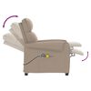 vidaXL Fauteuil de massage électrique Cappuccino Similicuir