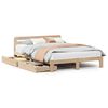 vidaXL Cadre de lit sans matelas 120x200 cm bois de pin massif