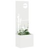 vidaXL &Eacute;cran de confidentialit&eacute; de jardin Fretwork Blanc 50 x 140 cm