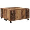 vidaXL Table basse Bois ancien 75 x 75 x 38 cm Bois d'ingénierie