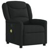 vidaXL Fauteuil de massage inclinable Noir Tissu